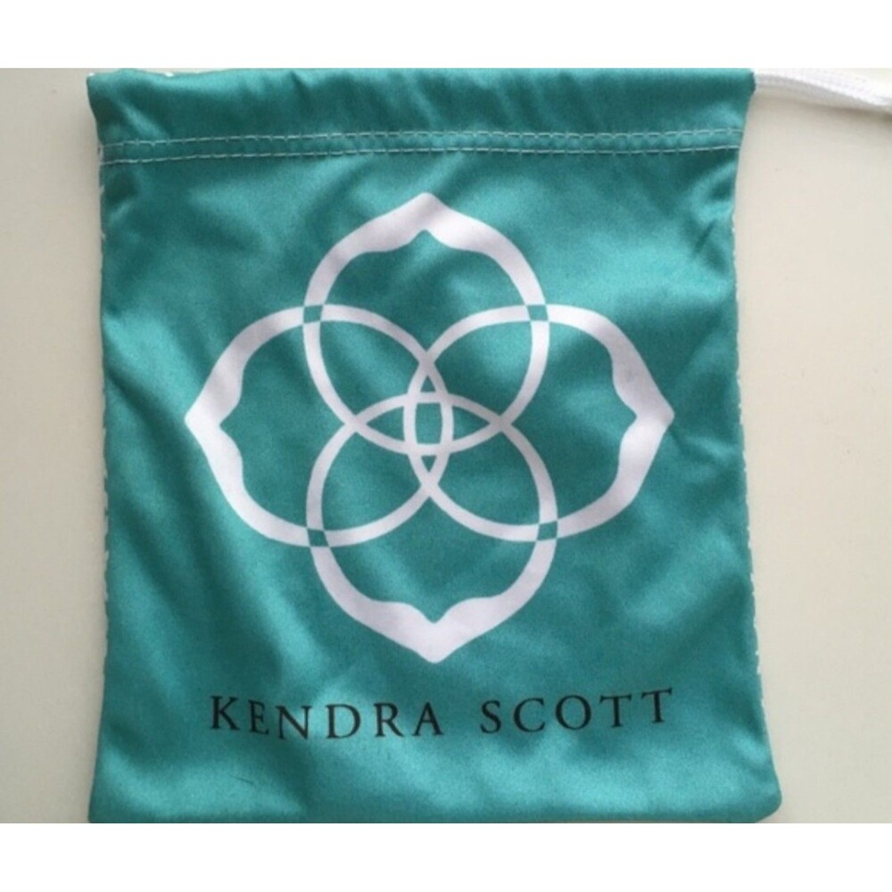 Kendra Scott Teal Jewelry And Accessory drawstring dust bag